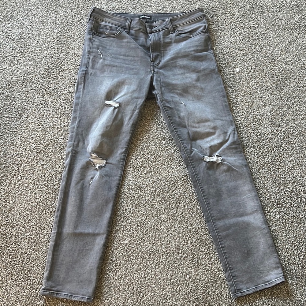 Very gently worn Express Jeans 34”x32”